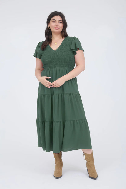 Flutter Midi Dress