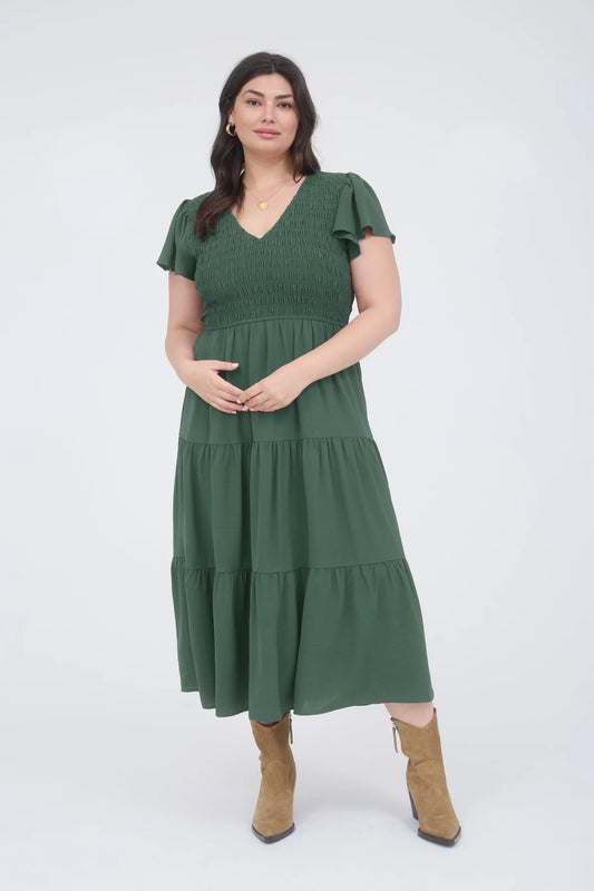 Flutter Midi Dress