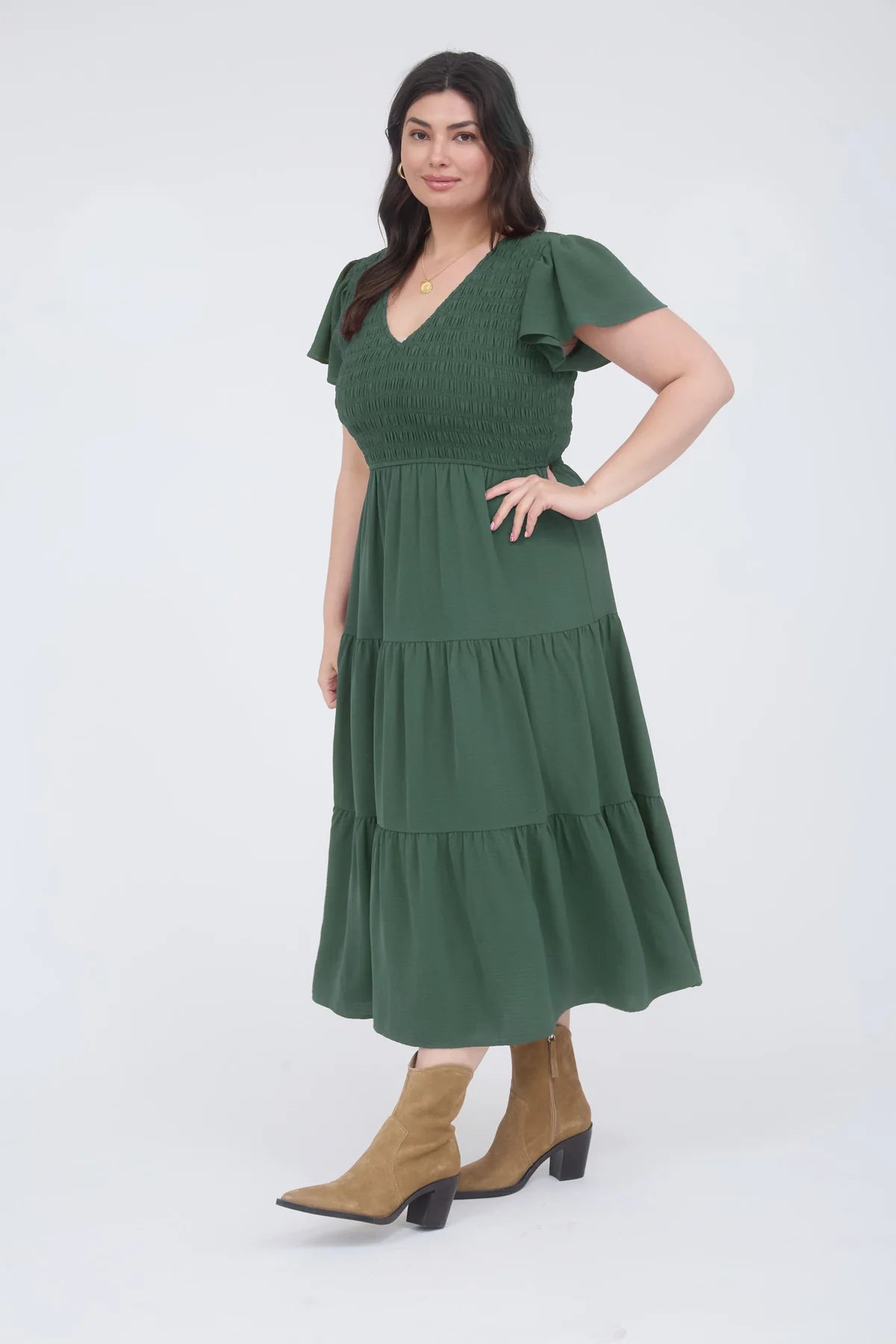 Flutter Midi Dress