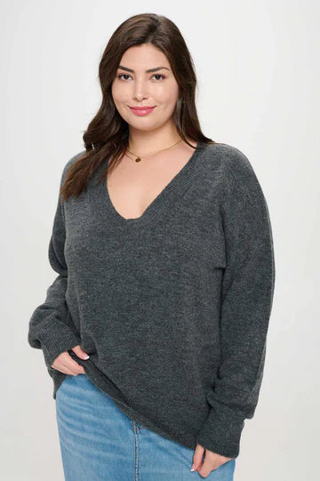 DROP SHOULDER SWEATER