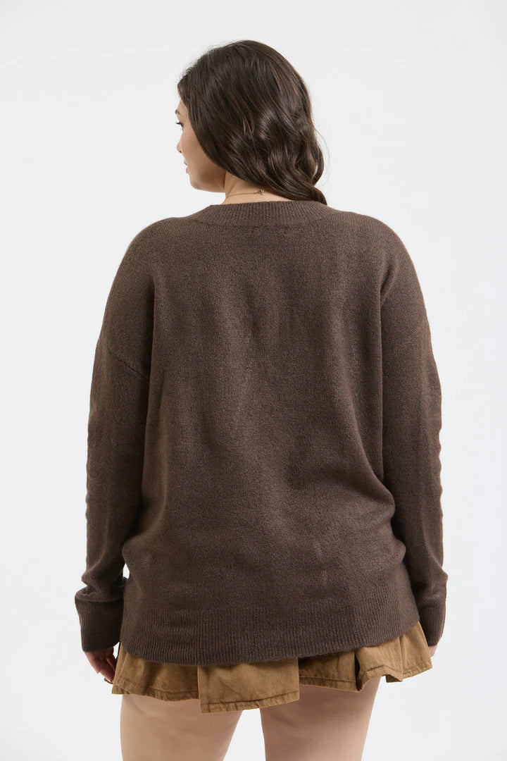 DROP SHOULDER SWEATER