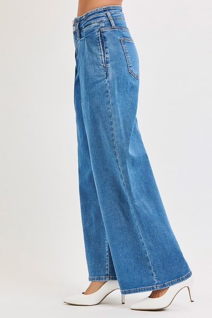 SLOUCHY PLEATED WIDE LEG