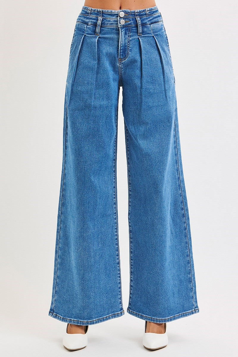 SLOUCHY PLEATED WIDE LEG