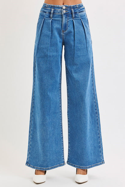 SLOUCHY PLEATED WIDE LEG