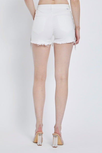 RISEN FRINGE SHORTS-HIGH