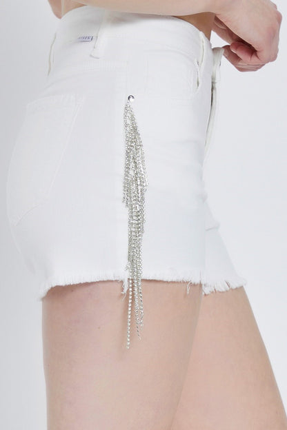 RISEN FRINGE SHORTS-HIGH