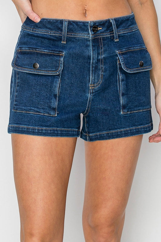 Risen Dark Cargo Shorts-High