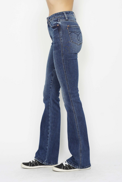 Judy Blue TC Embroidered Bootcut S-R-L