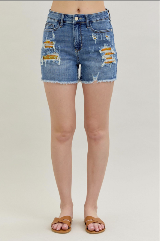 JUDY BLUE HIPPY SHORTS