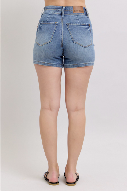 Judy Blue Double Waist Shorts