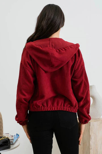 CORDUROY ZIPPER JACKET