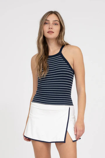 STRIPED KNIT TANK