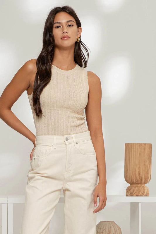 ROUND NECK SWEATER KNIT