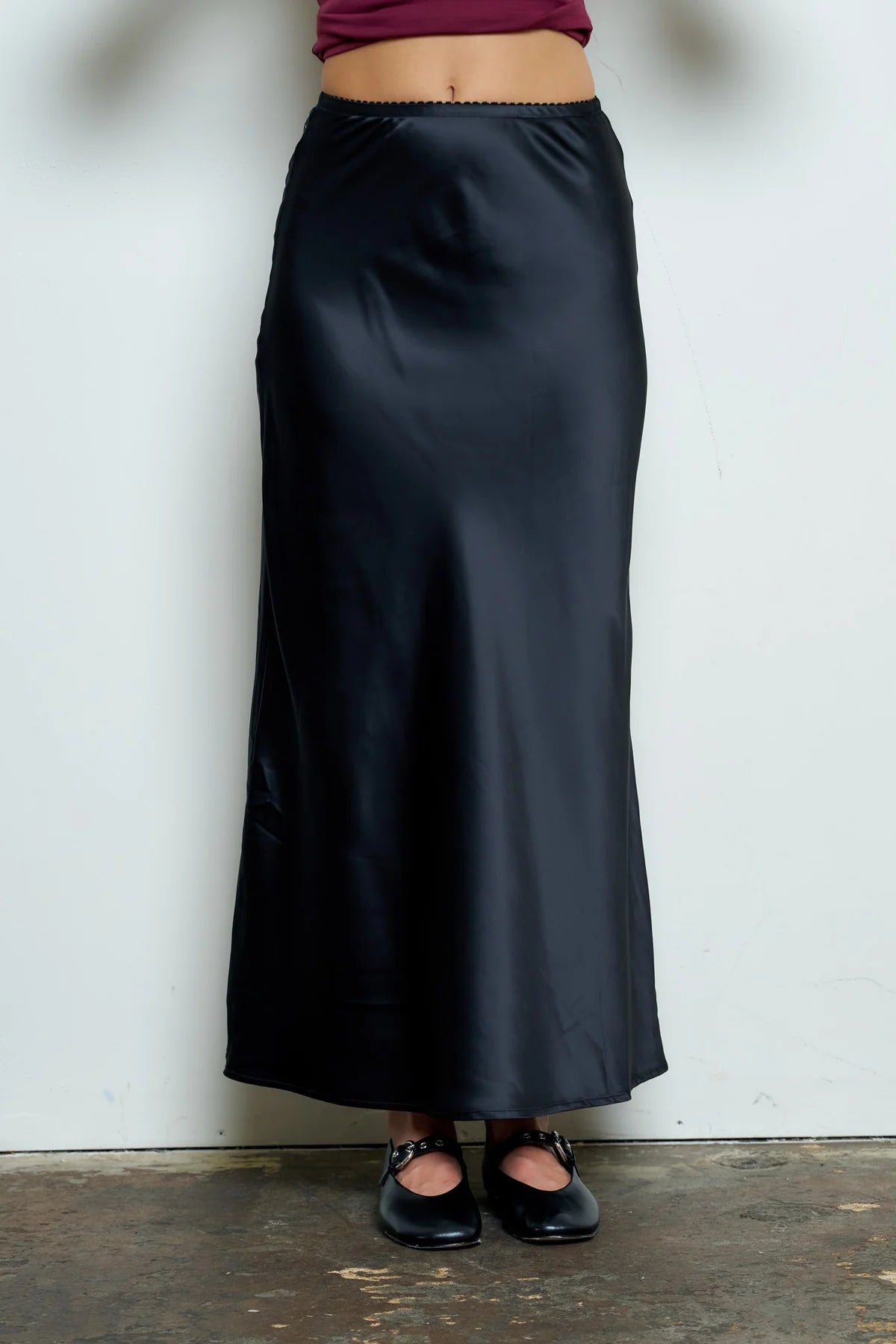 Silky Satin Skirt