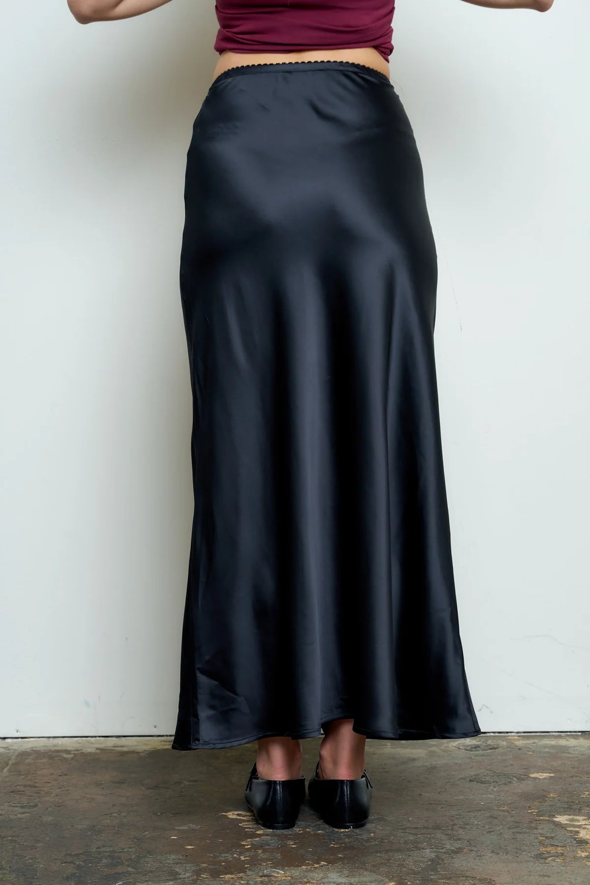 Silky Satin Skirt