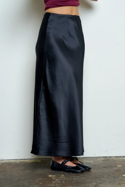Silky Satin Skirt
