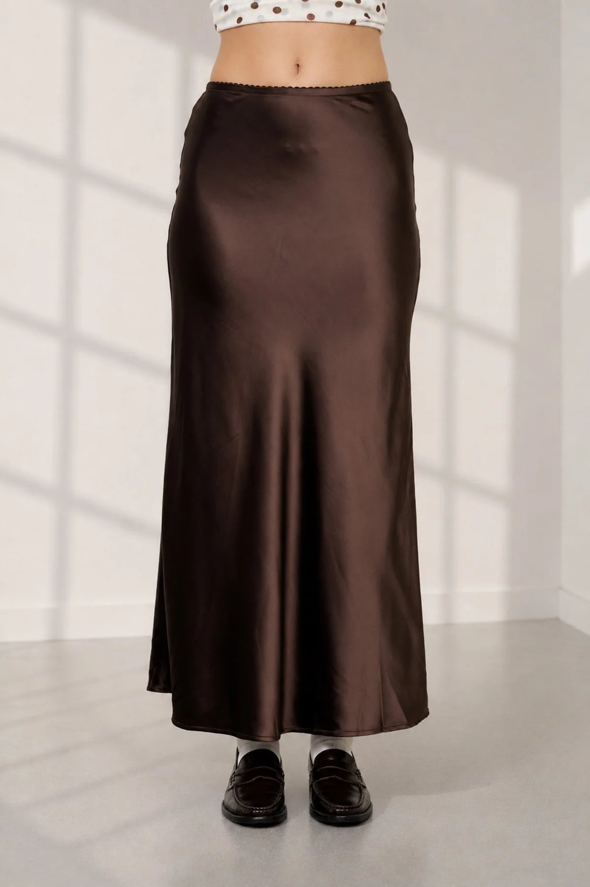 Silky Satin Skirt