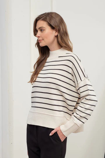 Side Split Pullover Sweater