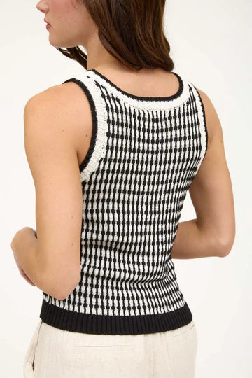 CONTRAST PULLOVER SWEATER VEST