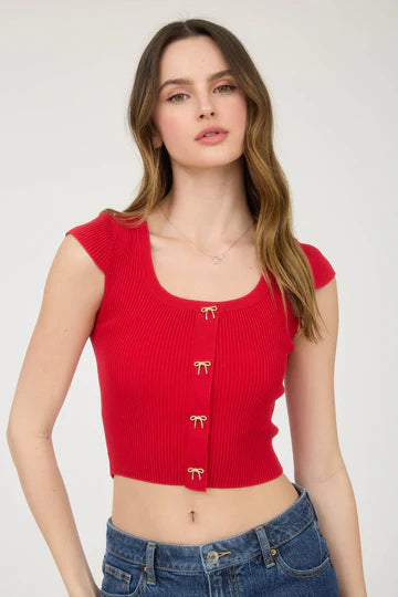 BOW CROPPED TOP