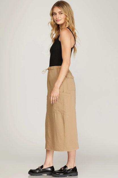 CARGO MIDI SKIRT