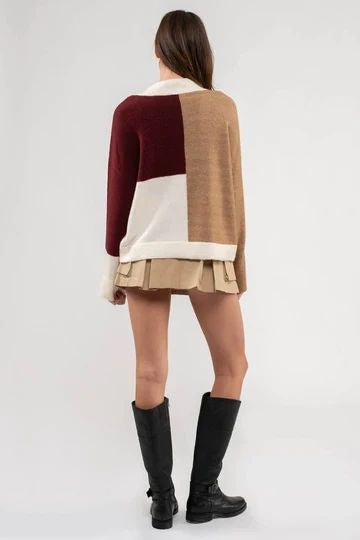 COLOBLOCK SWEATER