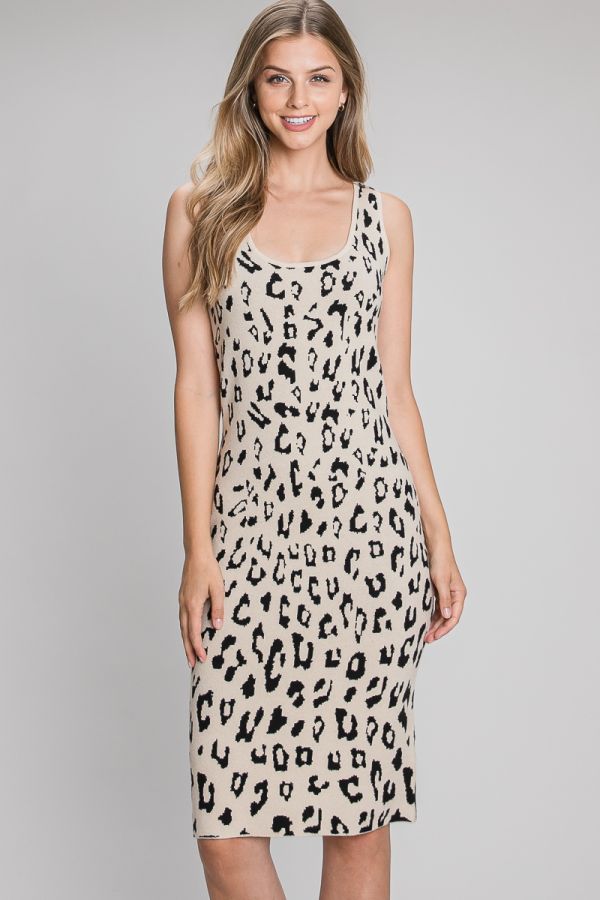 Leopard Midi Dress