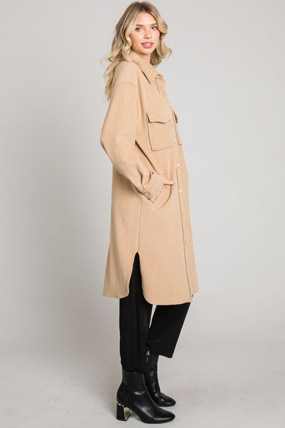 Soft Lofty Corduroy Shacket