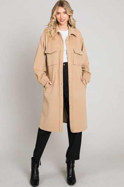 Soft Lofty Corduroy Shacket