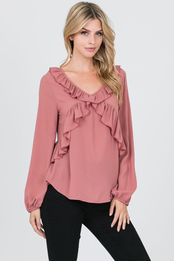 Angelina Ruffles Blouse
