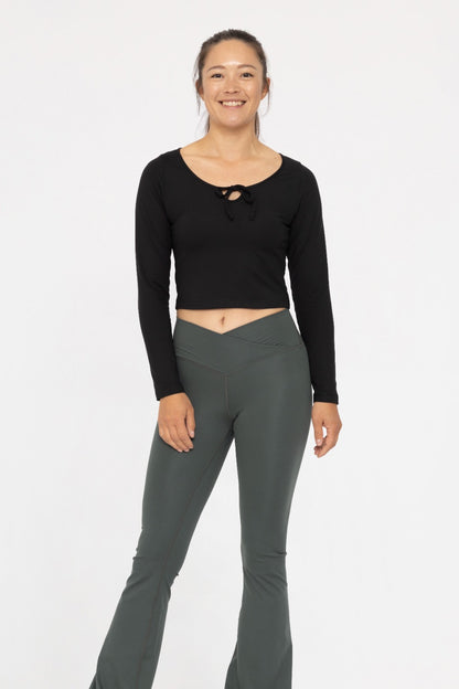 Soft Scoop Long Sleeve Active Top