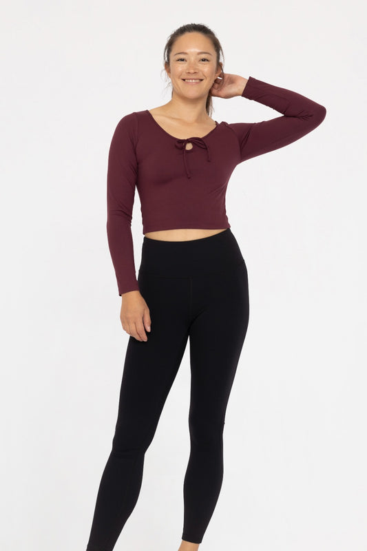 Soft Scoop Long Sleeve Active Top