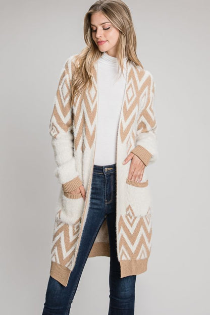 Chevron Cardigan