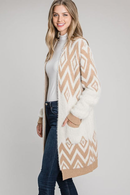 Chevron Cardigan