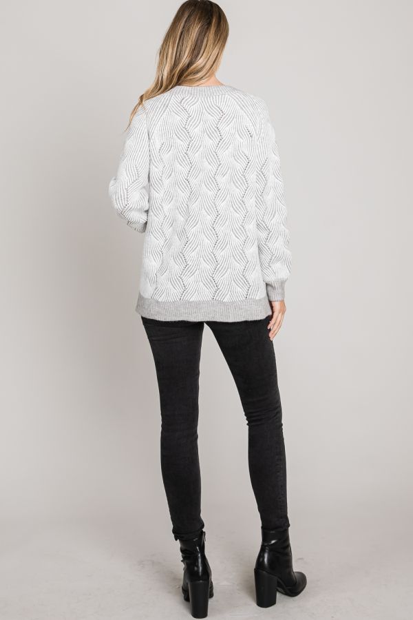 Sweater Weather Jacquard Cardigan