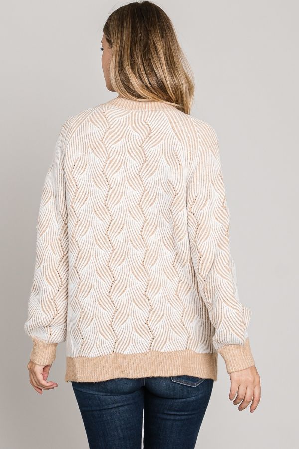 Cozy Jacquard Cardigan