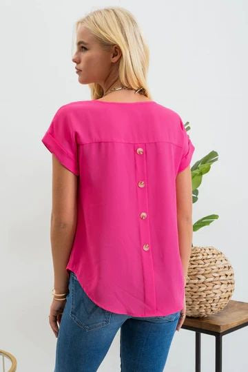 SPLIT NECK TOP