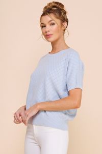 Dolman Argyle Pointelle