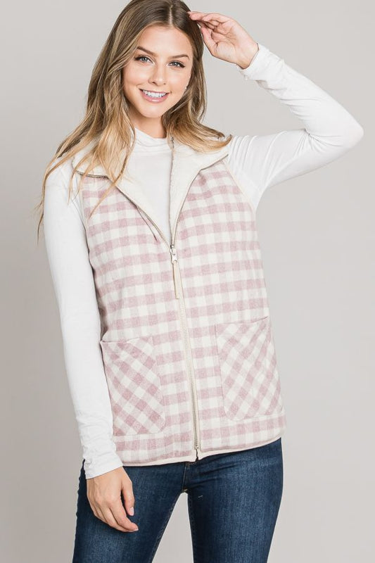 Reversable Gingham Vest
