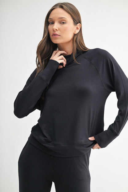 Hacci Cowl Neck Pullover