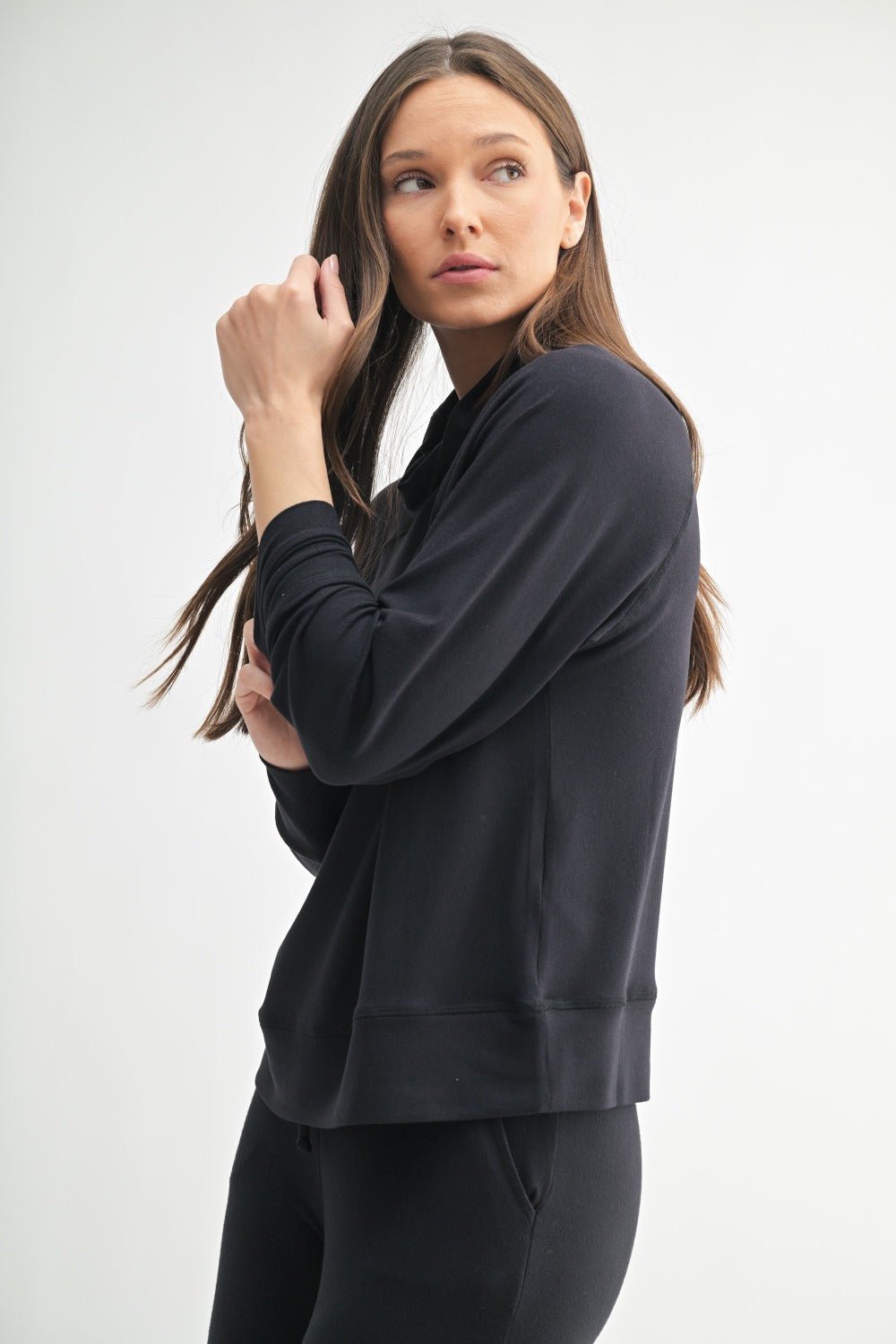 Hacci Cowl Neck Pullover