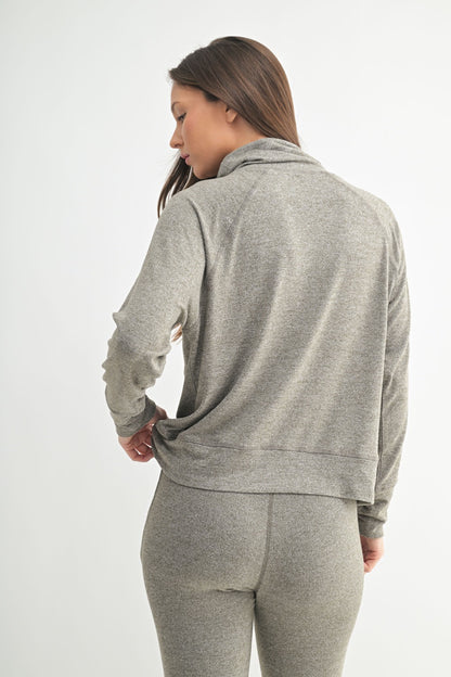 Hacci Cowl Neck Pullover