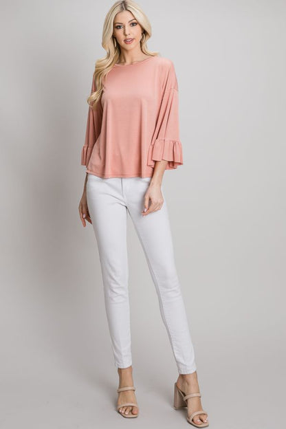 Bell Sleeve Top