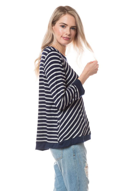 Navy Stripe